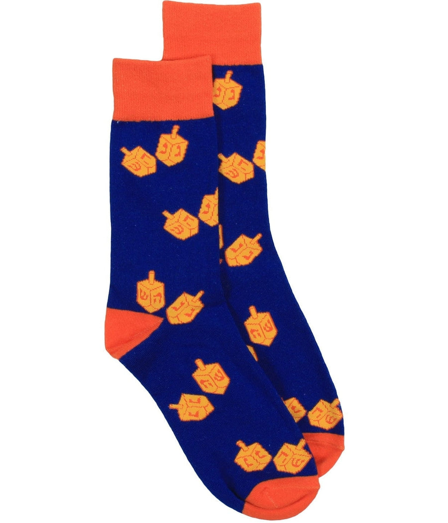 Men's Jewish Dreidel Socks (Fits Sizes 8-11M)