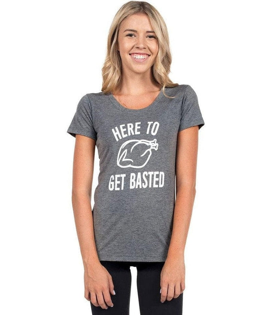 Women's Here to Get Basted Tee