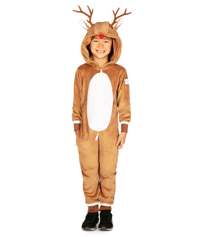 Boy's Rudolph Jumpsuit Image 3