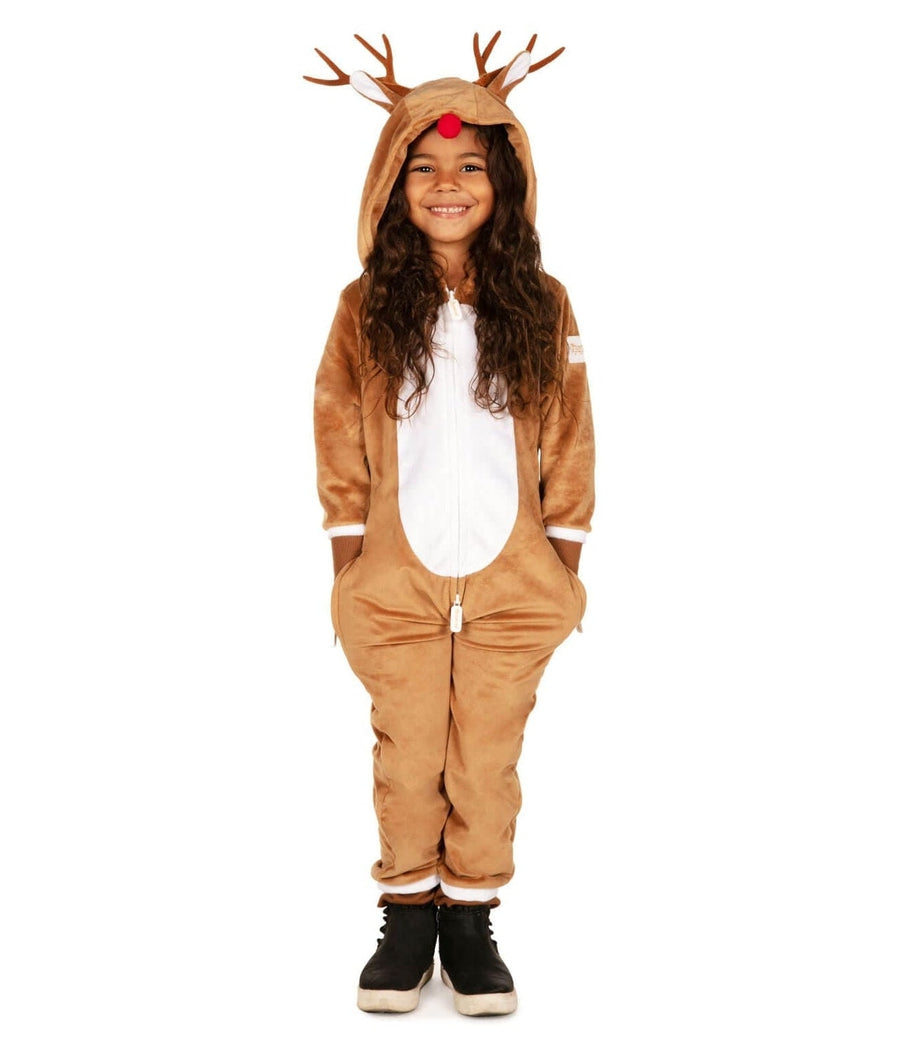 Girl's Rudolph Jumpsuit Image 2