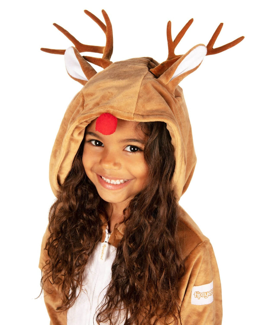 Girl's Rudolph Jumpsuit Image 3
