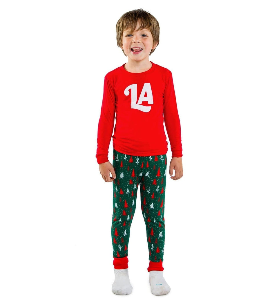 Boy's Fa La La Pajama Set Primary Image